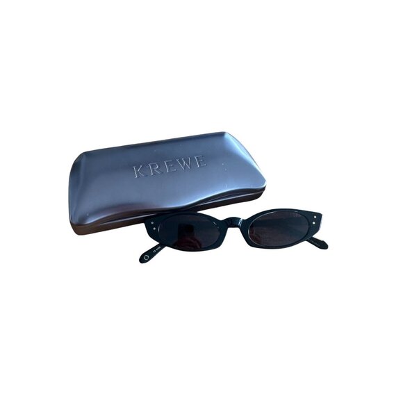 KREWE Fern Black Cateye Lenses Frames with Case